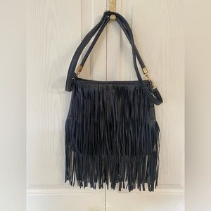 Womens Hippie Retro Vintage Fringe Bag
